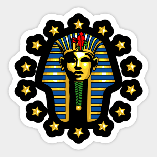 Pharaoh Circle Star Sticker